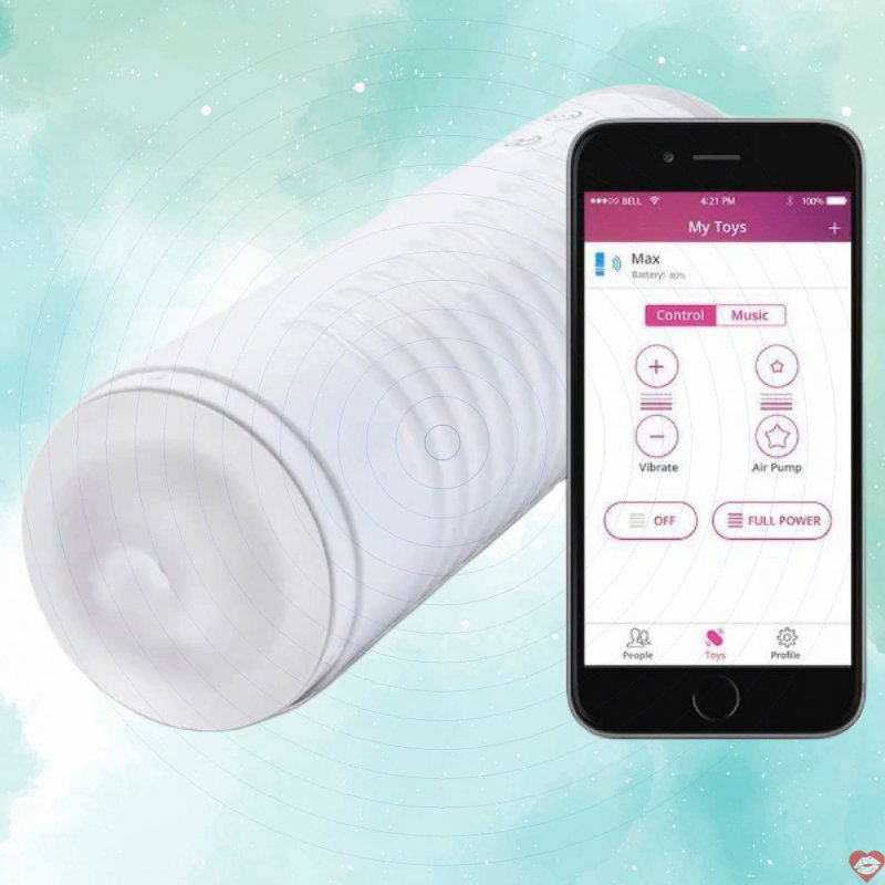 Cốc Thủ Dâm Tự Động Co Bóp - Tương Tác Với Bạn Tình Qua Điện Thoại - Lovense Max 2