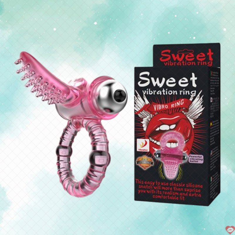 Vòng rung lưỡi liếm Sweet siêu kích thích kéo dài khoái cảm 