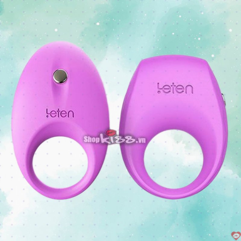 Vòng rung Leten silicon ABS chống nước nhỏ gọn tăng khoái cảm nam giới 