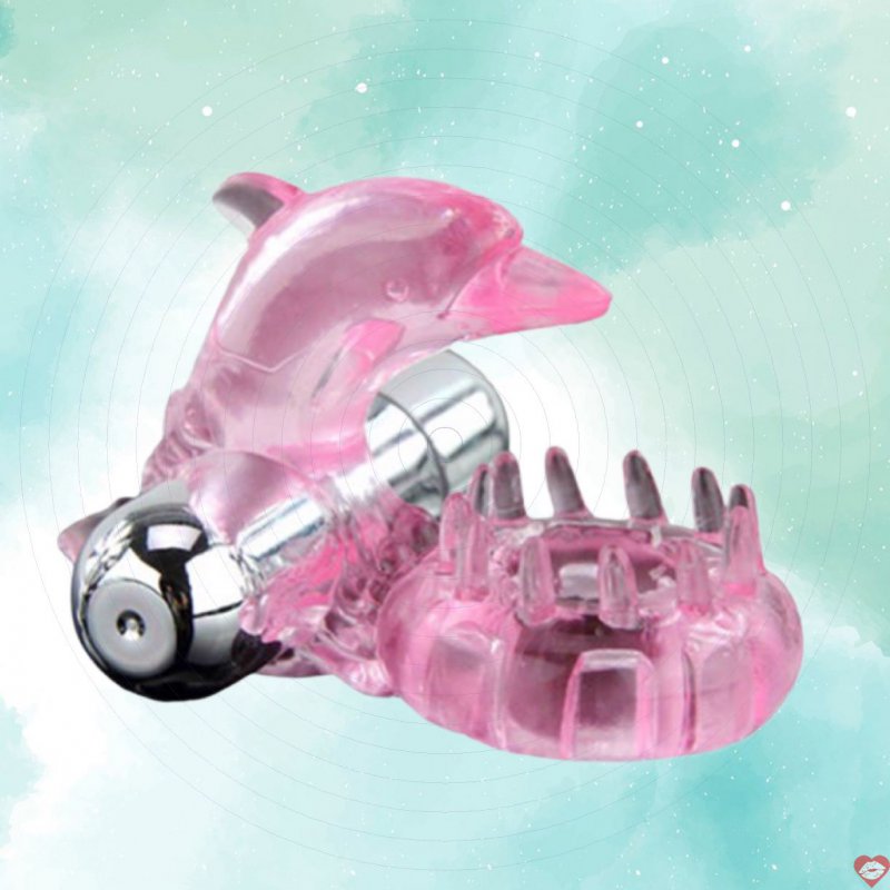 Vòng rung cá heo Baile silicon mềm mại kích thích yêu 