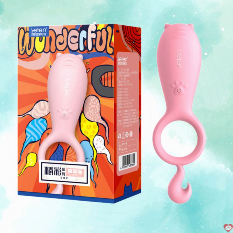 Leten Wonderful vòng rung kích thích đa tần số siêu mềm tăng cực khoái 