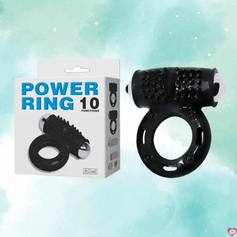 Vòng rung Baile Power Ring silicon kích thích điểm G 