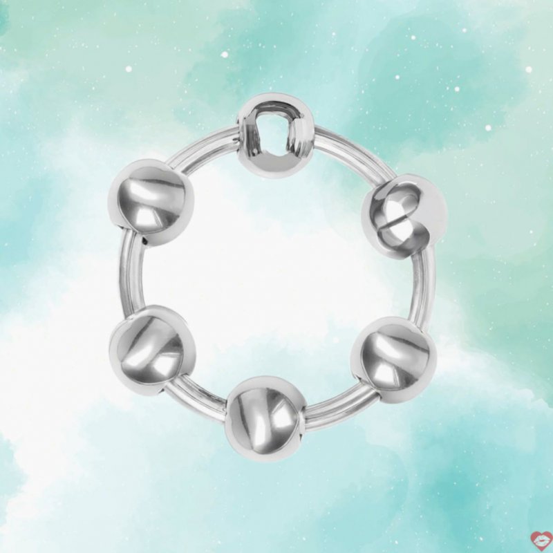Vòng đeo kéo dài thời gian inox 6 bi nam giới cực phê 