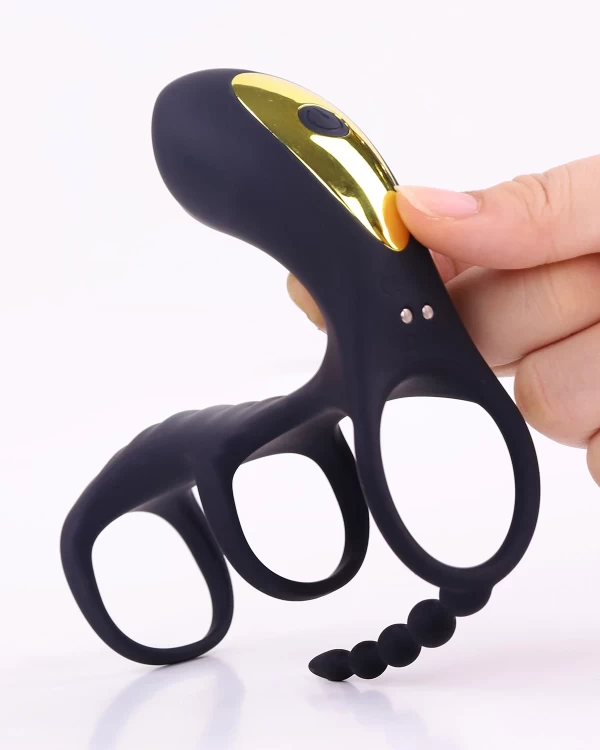 Vòng đeo rung penis testicle tăng kích thước thổi âm vật