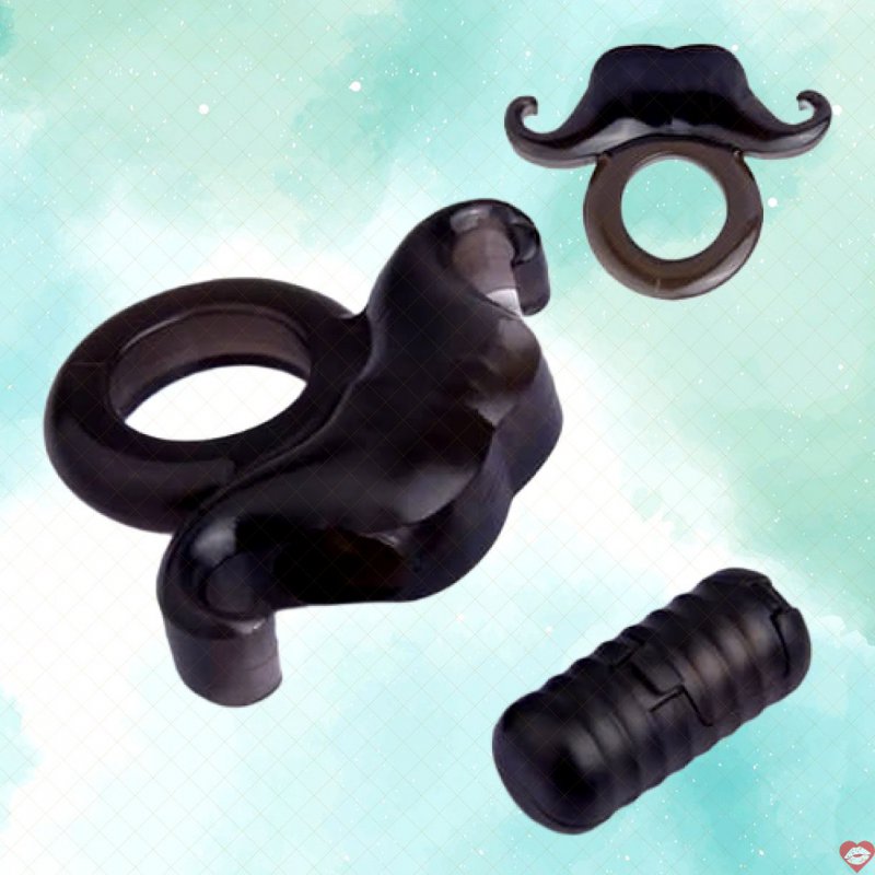 Nhẫn Rung Gaur Black Đồ Chơi Có Nét Thiết Kế Như Chú Bò Tót Mạnh Bạo - SHP1039