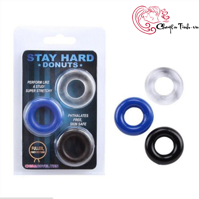 Vòng đeo trơn Stay Hard giữ cương cứng chống xuất tinh sớm