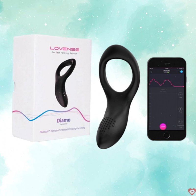 Lovense Diamo vòng rung cao cấp điều khiển từ xa bằng điện thoại