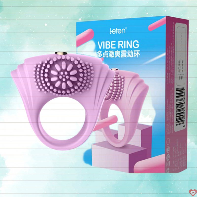 Vòng đeo dương vật rung có gai Leten Vibe Ring