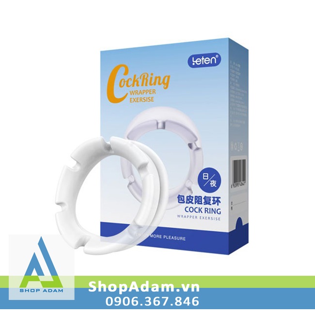 Vòng đeo cậu nhỏ Leten chống hẹp bao quy đầu tăng khoái cảm nam