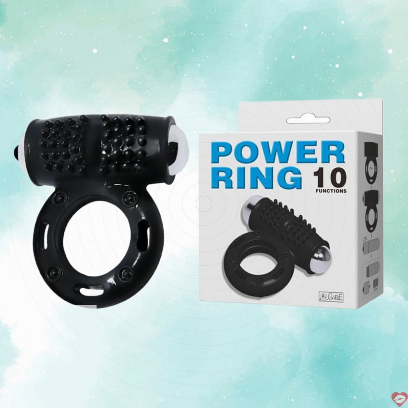 Vòng rung nam 10 chế độ cực mạnh Baile Power Ring