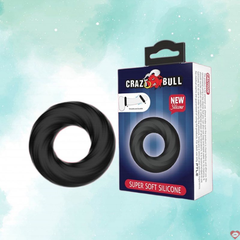 Vòng đeo dương vật Crazy Bull silicon siêu mềm mịn