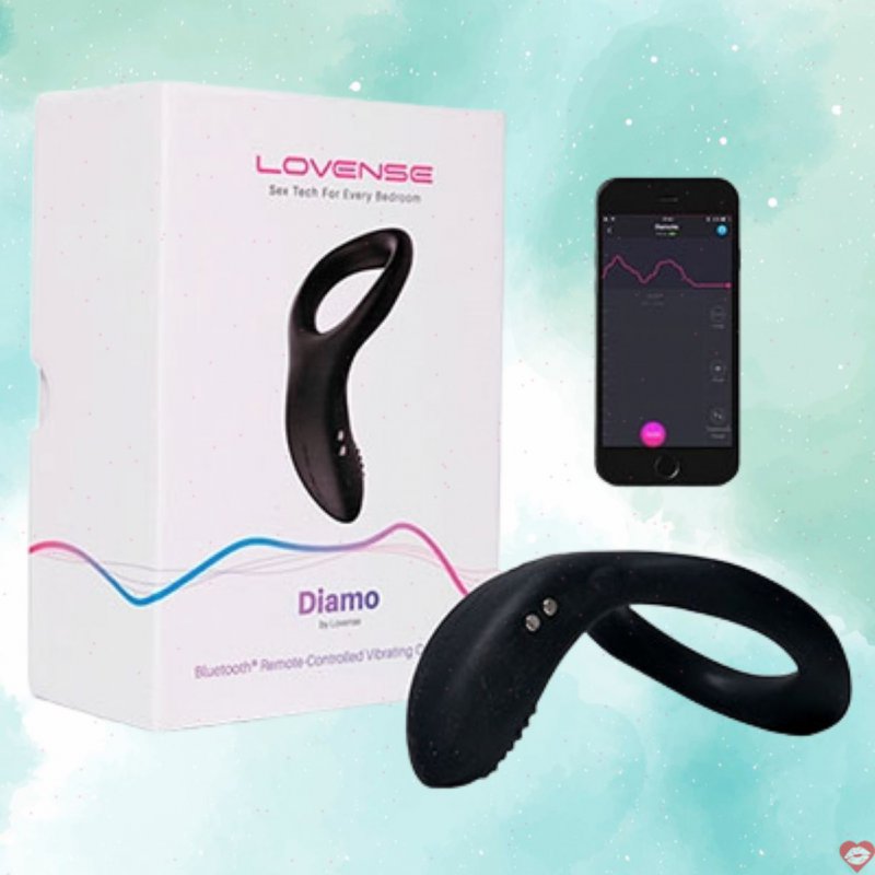 Vòng rung cao cấp Lovense Diamo tương tác điều khiển từ xa qua app