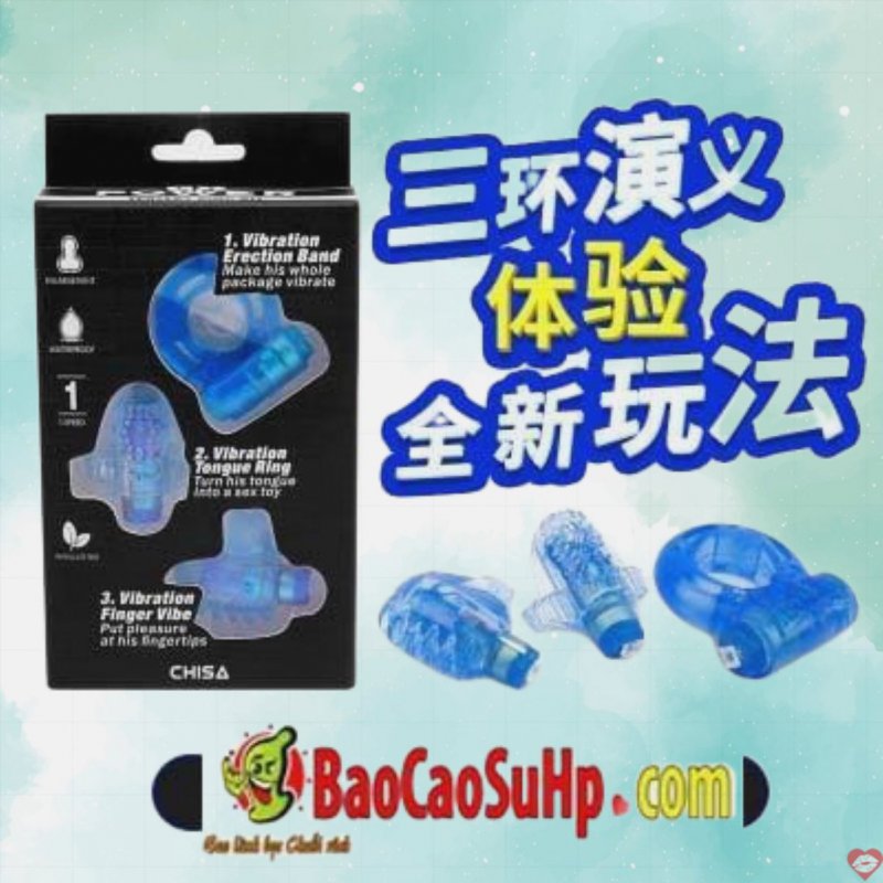 Bộ 3 vòng rung kích thích Chisa màn dạo đầu đầy hứng thú