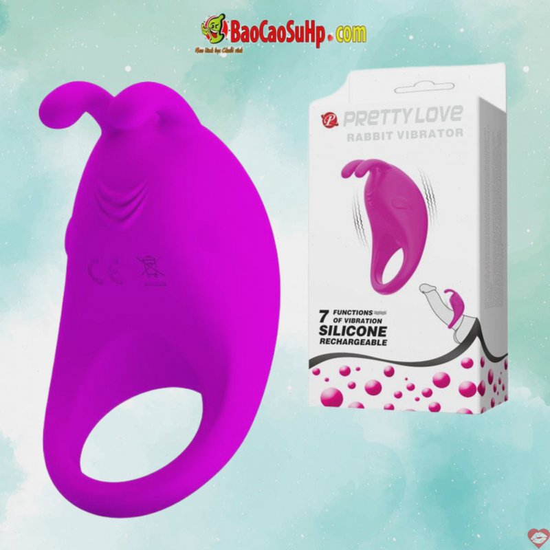 Vòng đeo dương vật rung Prettylove Patty gọn nhẹ mạnh mẽ