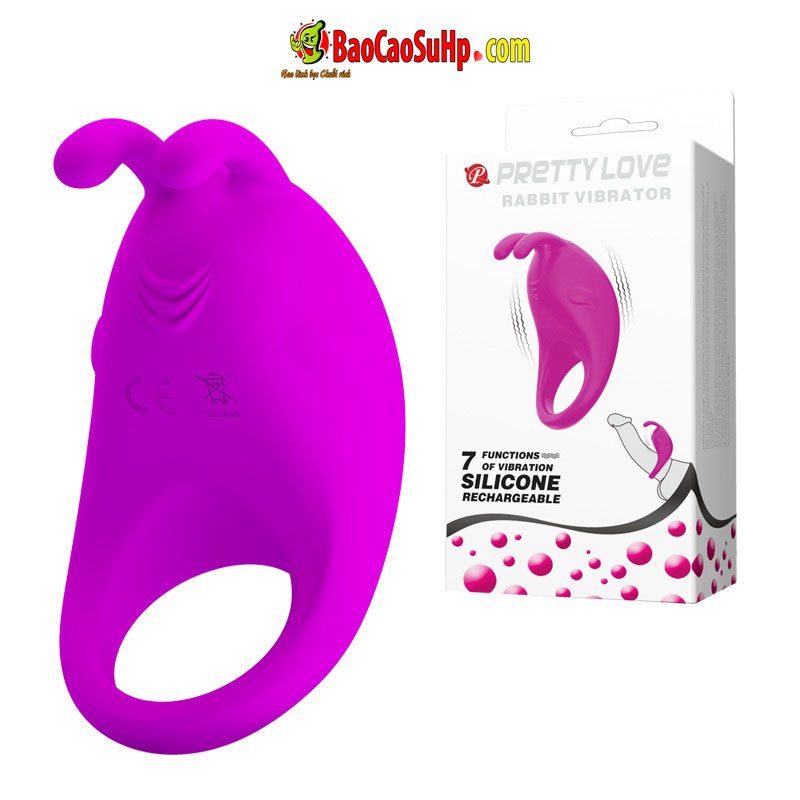 Vòng đeo dương vật rung Prettylove Patty bền bỉ tiện lợi giá tốt