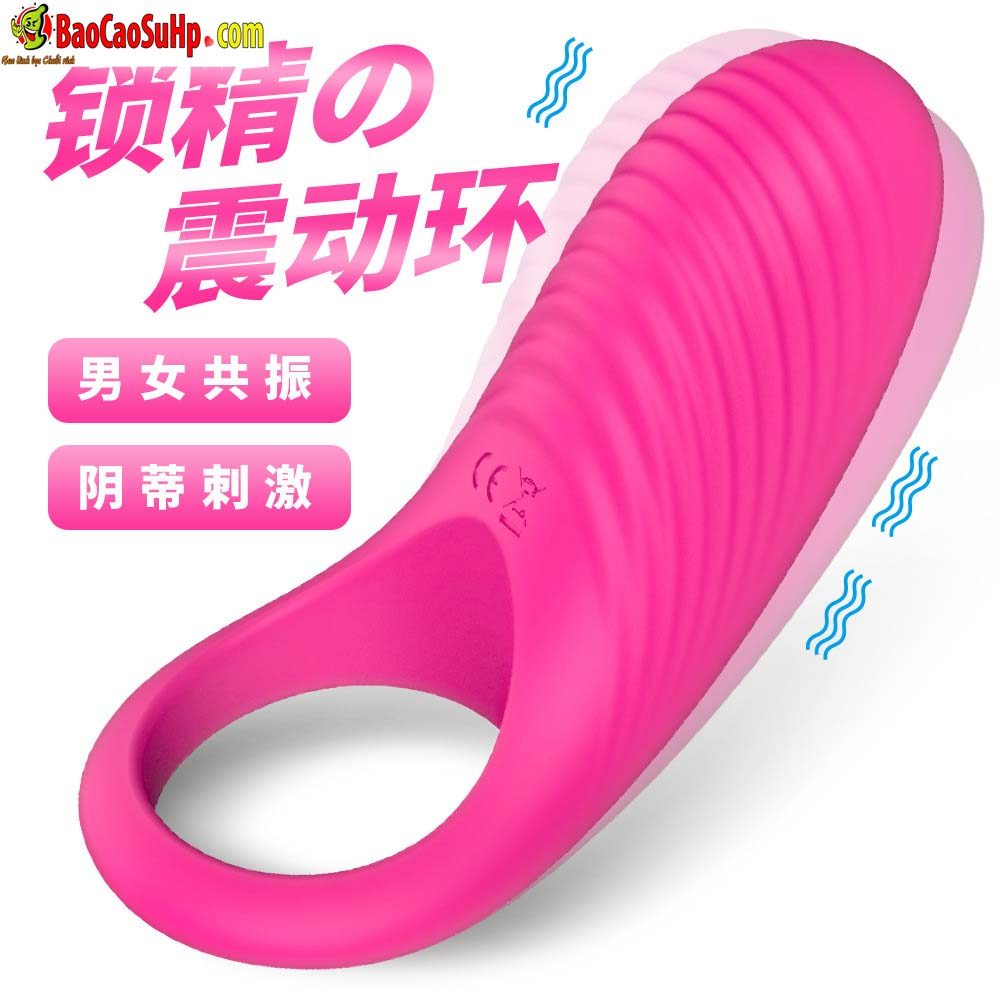 Vòng đeo dương vật rung Shand S045 silicone mềm mại tăng khoái cảm