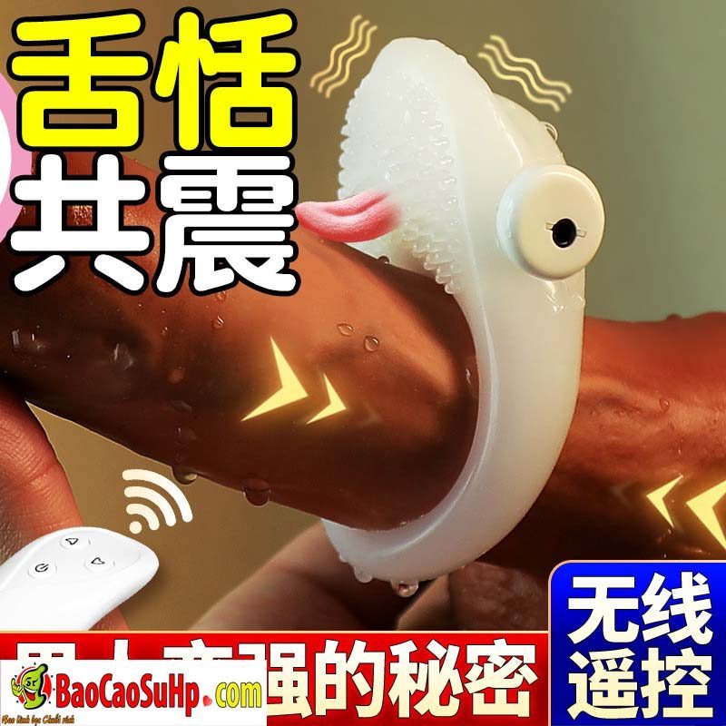 Vòng đeo dương vật rung điều khiển từ xa mềm mại giá tốt kích thích