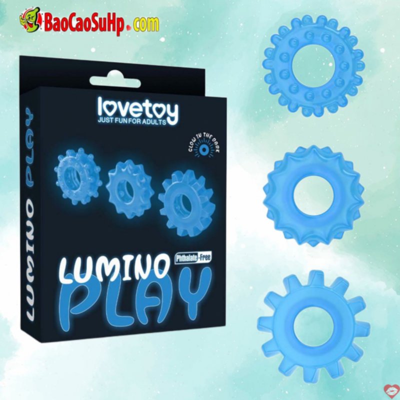 Bộ vòng đeo Lovetoy Domino phát sáng kéo dài và tăng khoái cảm