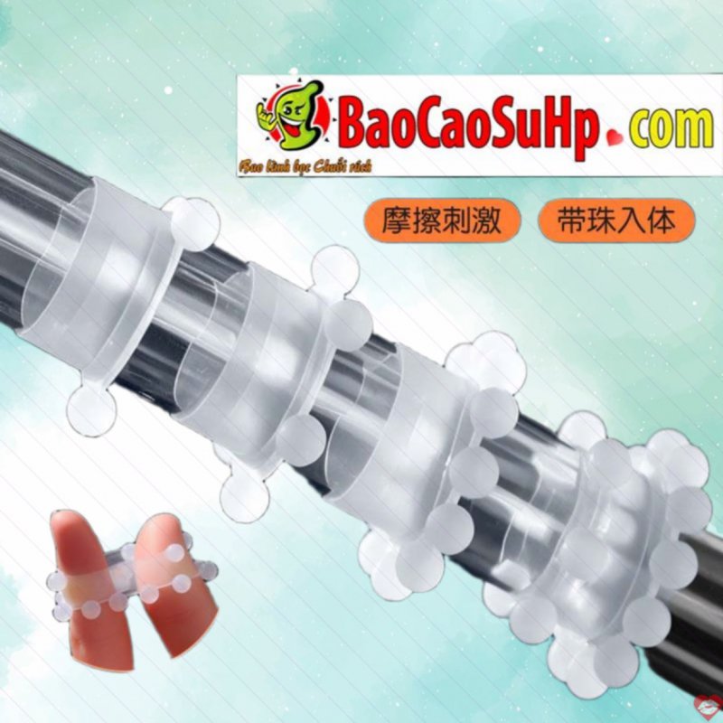 Vòng bi 18 hạt đeo cho dương vật tăng khoái cảm Mizzzee G