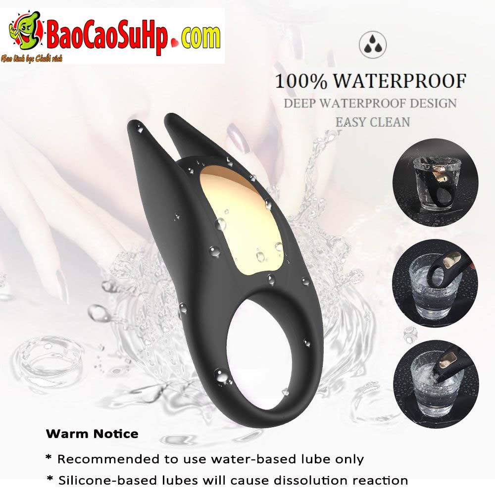 Vòng đeo dương vật Head Horn rung siêu nhỏ kích thích đa điểm nam nữ