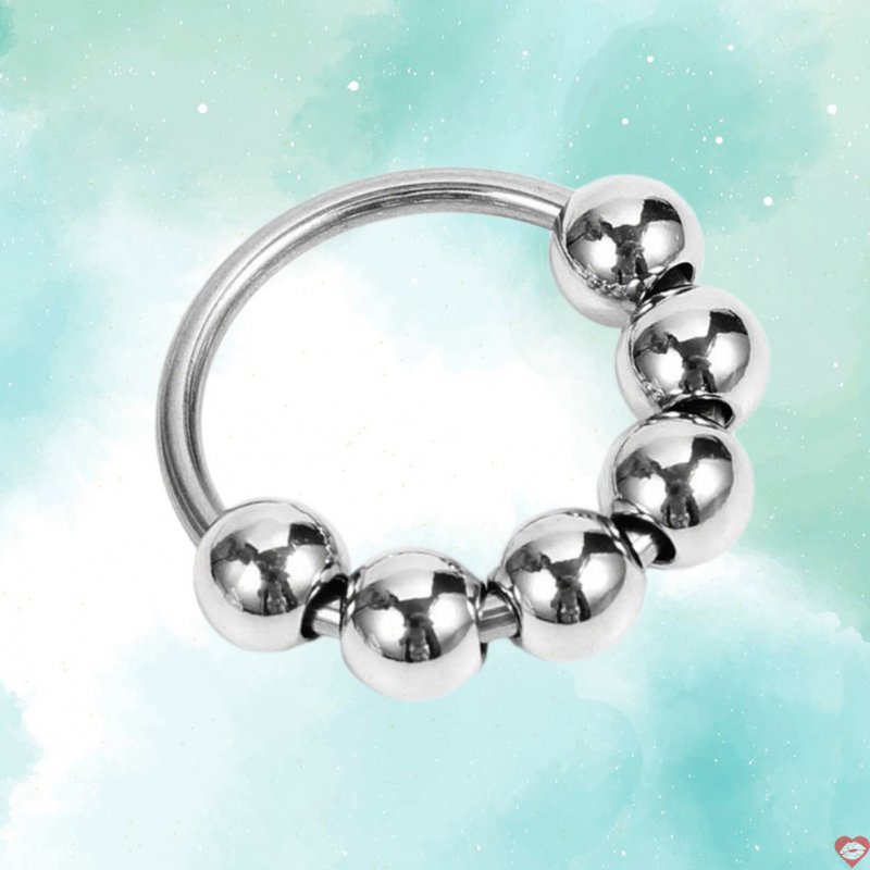 Vòng đeo dương vật dạng hạt Inox kim loại đường kính 30-35mm