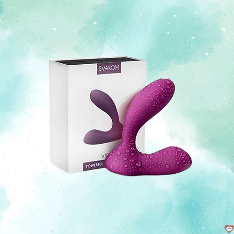 Máy rung hậu môn điểm G Svakom Vicky silicone cao cấp sành điệu 