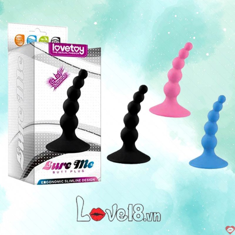 Cây xoắn bi Lovetoy Lure Me hít tường kích thích hậu môn 