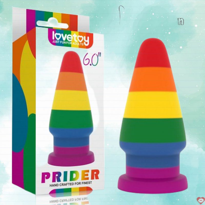 Phích cắm hậu môn đa sắc Lovetoy Prider 6.0 rung đa chế độ siêu đỉnh 