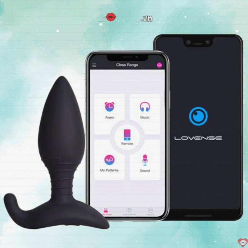 Phích cắm hậu môn rung Lovense Hush điều khiển từ xa cao cấp 