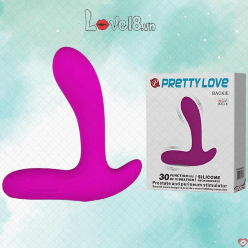 Dụng cụ kích thích hậu môn có rung Prettylove Backie