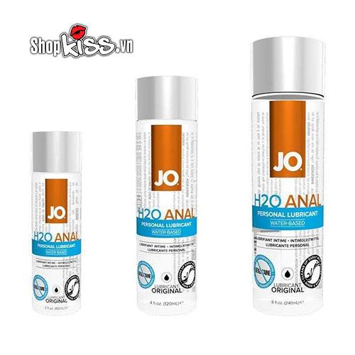 Gel bôi trơn hậu môn Jo H2O Anal 60ml an toàn dịu nhẹ