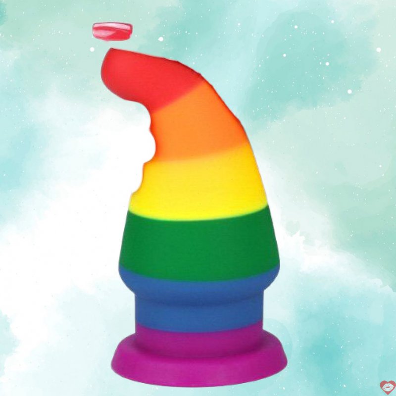 Phích cắm hậu môn silicone đa sắc Lovetoy Prider 6.0