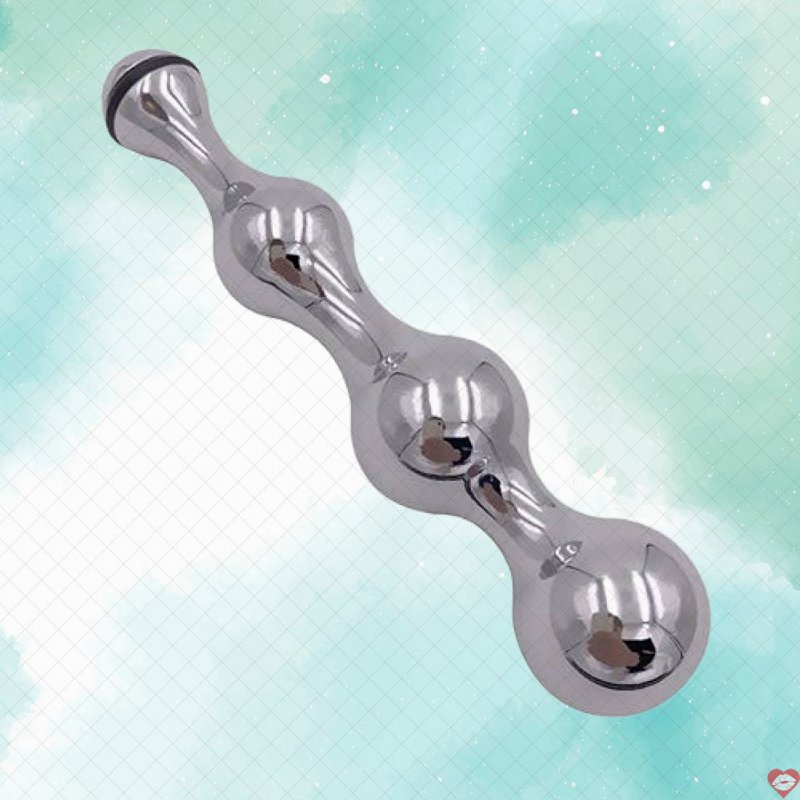 Dụng cụ kích thích hậu môn bằng kim loại Anal Plug Beads