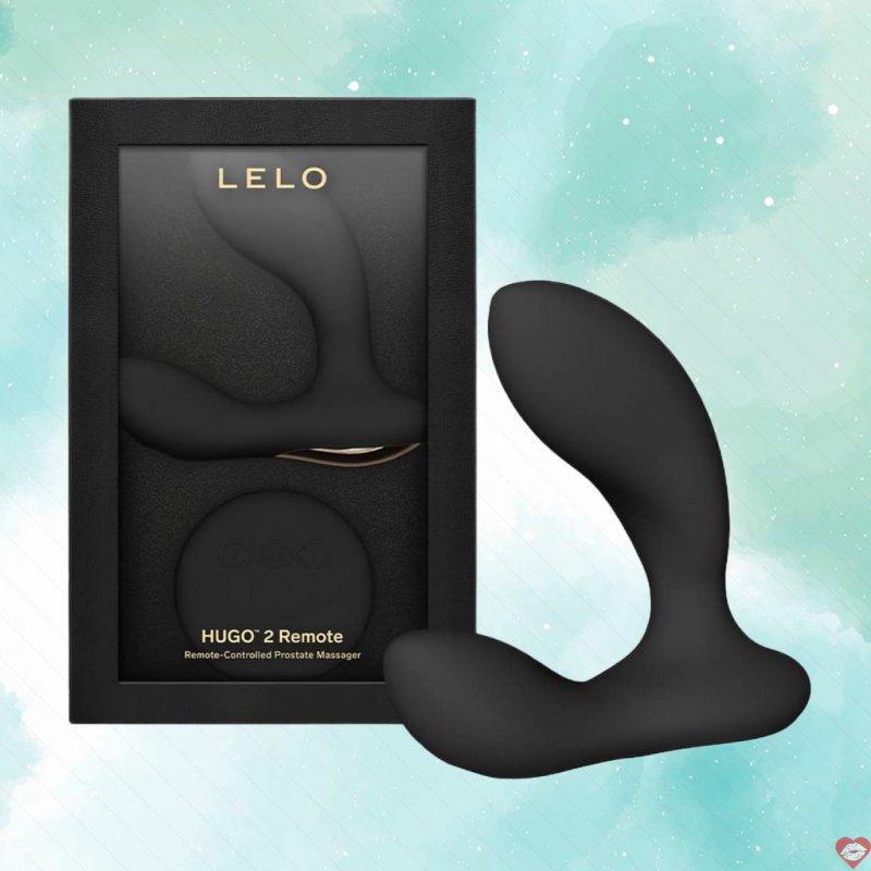 Máy massage tuyến tiền liệt Lelo Hugo 2 Remote Black