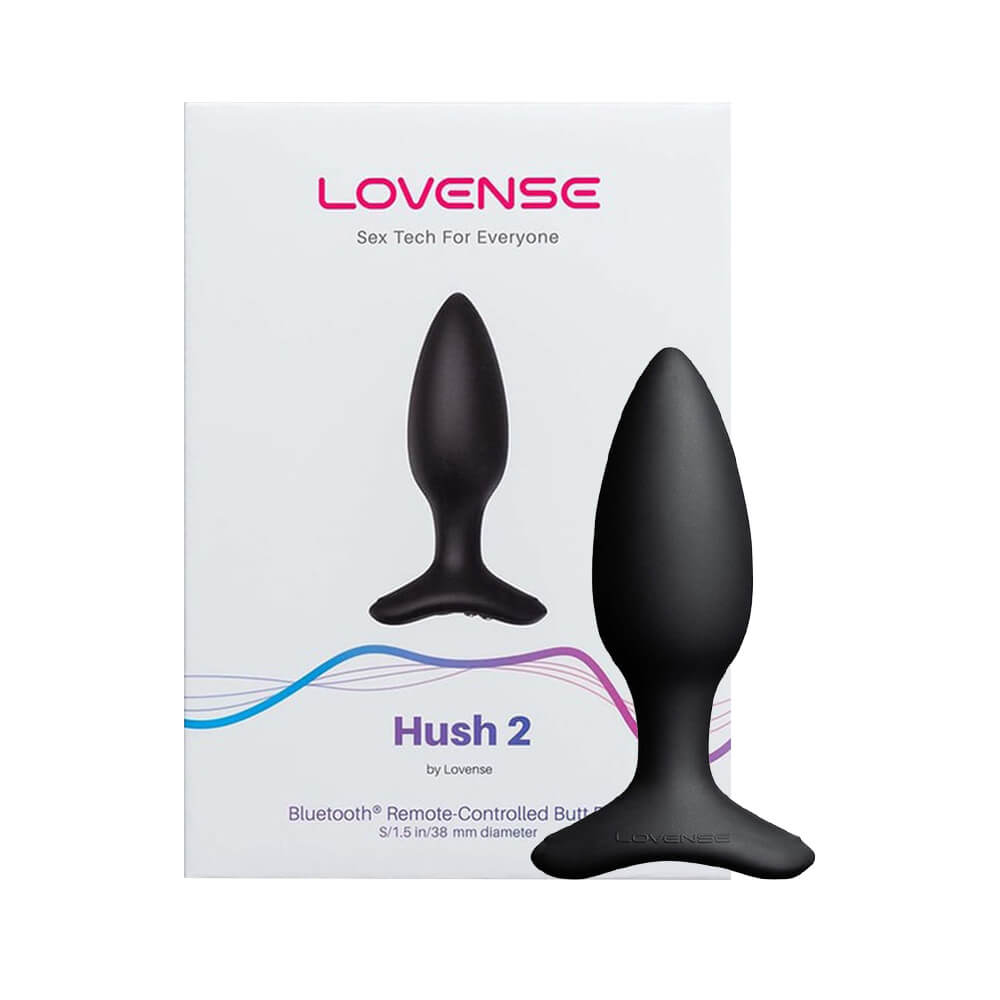 Trứng rung hậu môn Lovense Hush 2 thiết kế tên lửa massage tuyến tiền liệt