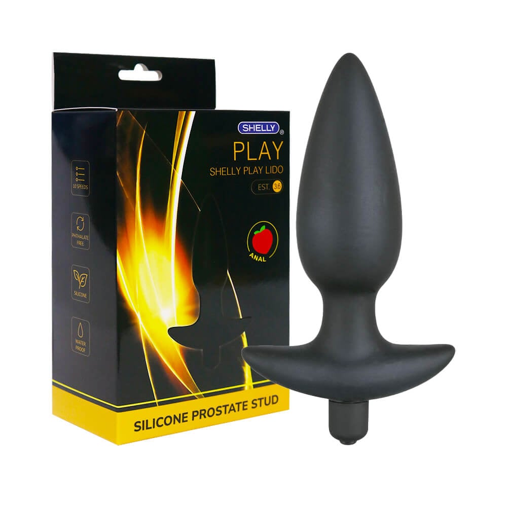 Que rung hậu môn Shelly Play Lido silicon mềm mịn an toàn kích thích đa chế độ