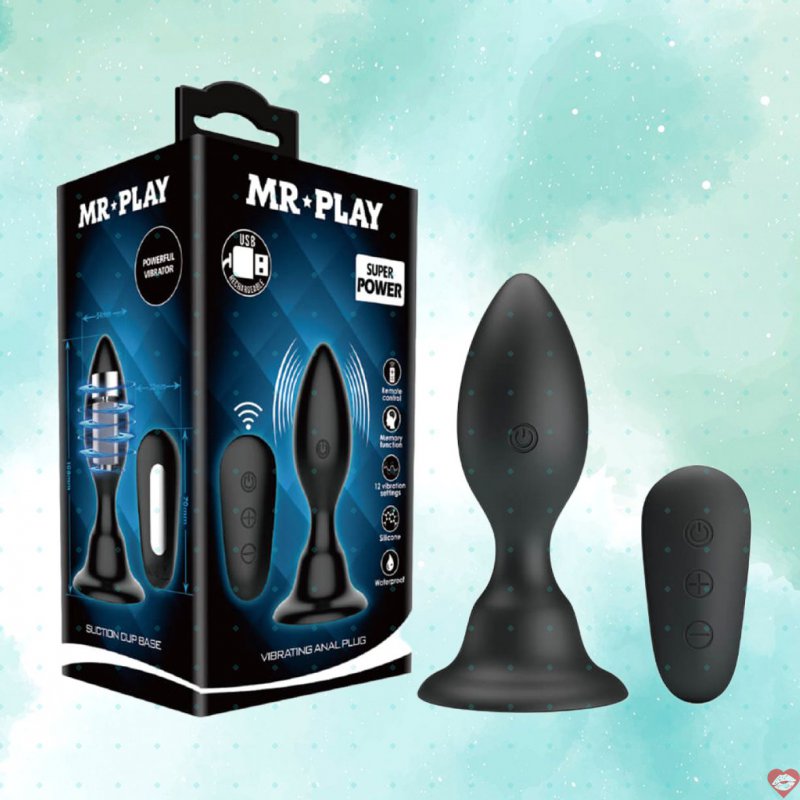 Trứng rung hậu môn Mr.Play Suction Cup Base 76W