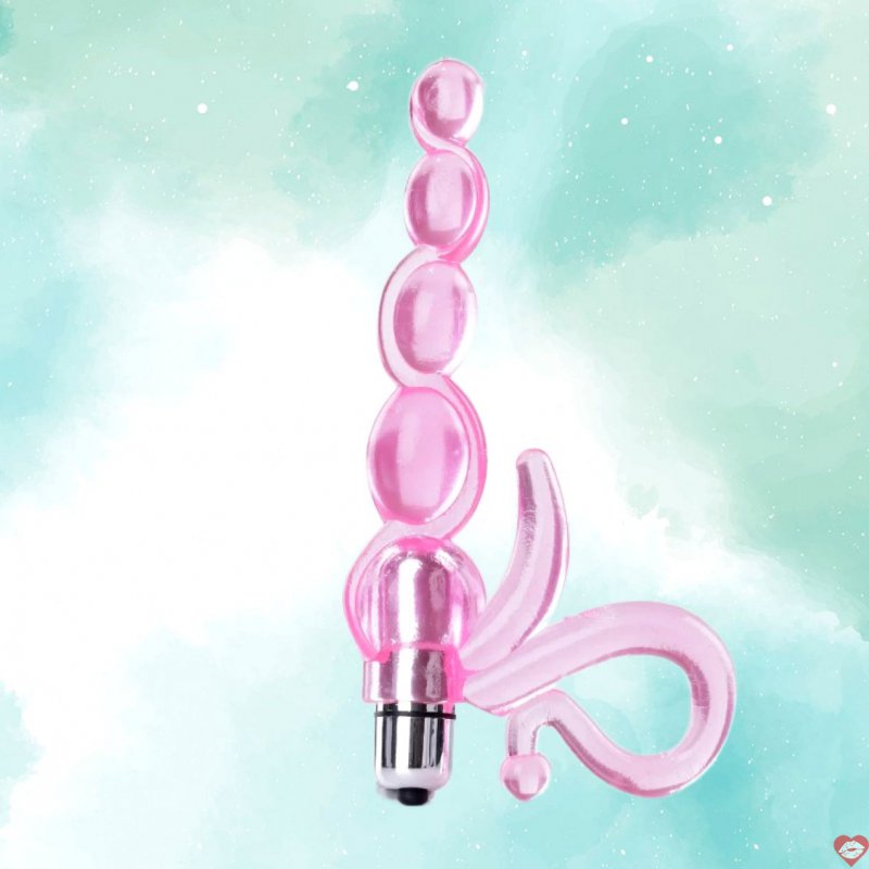 Đồ chơi hậu môn silicone mềm có rung êm ái