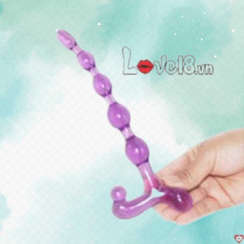 Dụng cụ massage hậu môn dạng chuỗi silicone