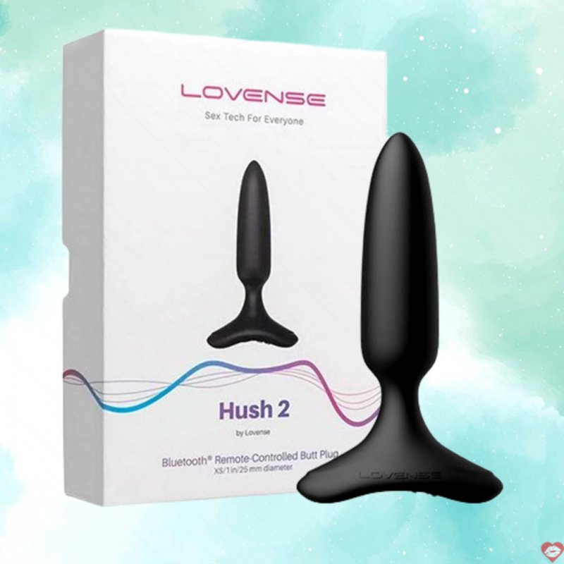 Phích cắm hậu môn có rung Lovense Hush 2 – Điều khiển qua app