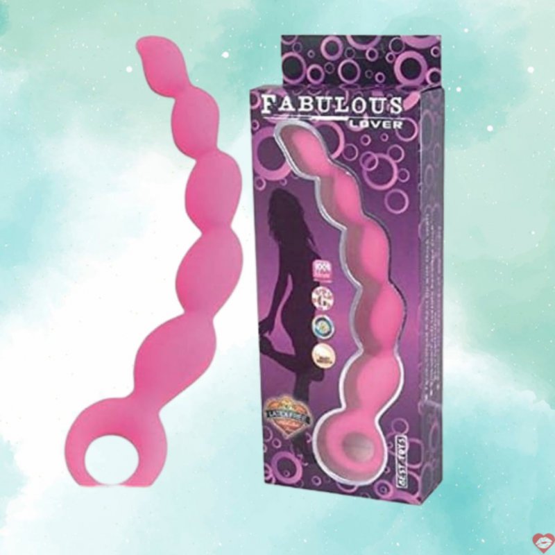 Fabulous Lover Silicon – Hạt Chuỗi Massaage Hậu Môn Lên Đỉnh Cực Khoái - SHP1056