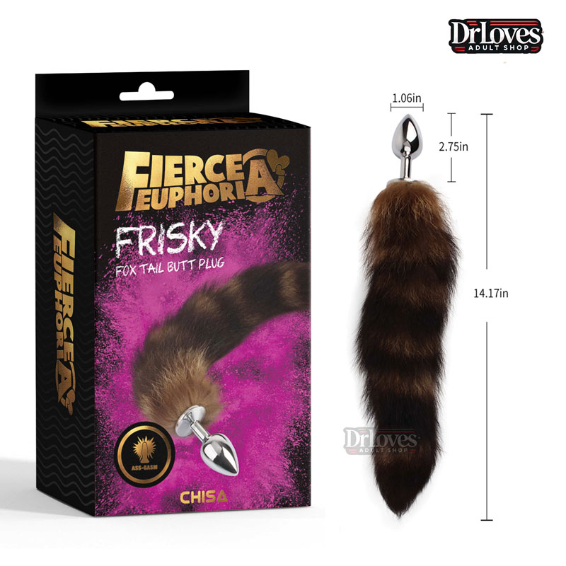 Phích Hậu Môn Inox Frisky Fox Tail Butt Plug Đuôi Cáo