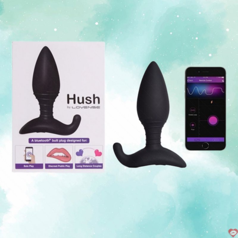 Lovense Hush sex toy hậu môn cao cấp điều khiển từ xa bằng điện thoại