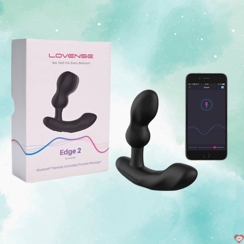 Lovense Edge 2 máy massage hậu môn cao cấp điều khiển từ xa bằng điện thoại