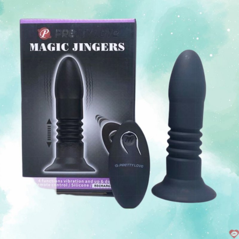 Máy mát xa hậu môn điều khiển từ xa rung thụt Magic Jingers