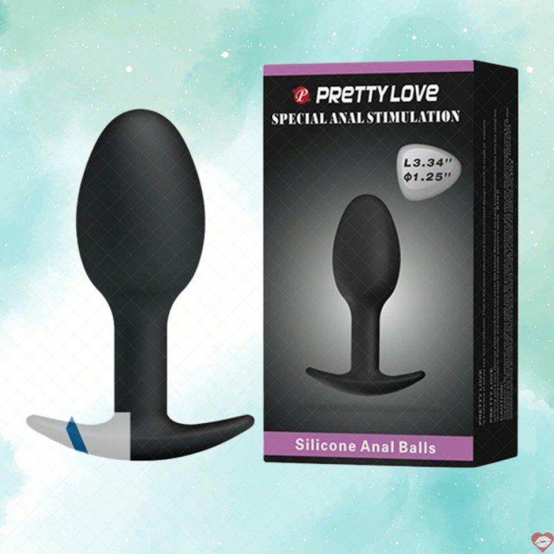 Butt Plug silicone lõi bi thép Pretty Love