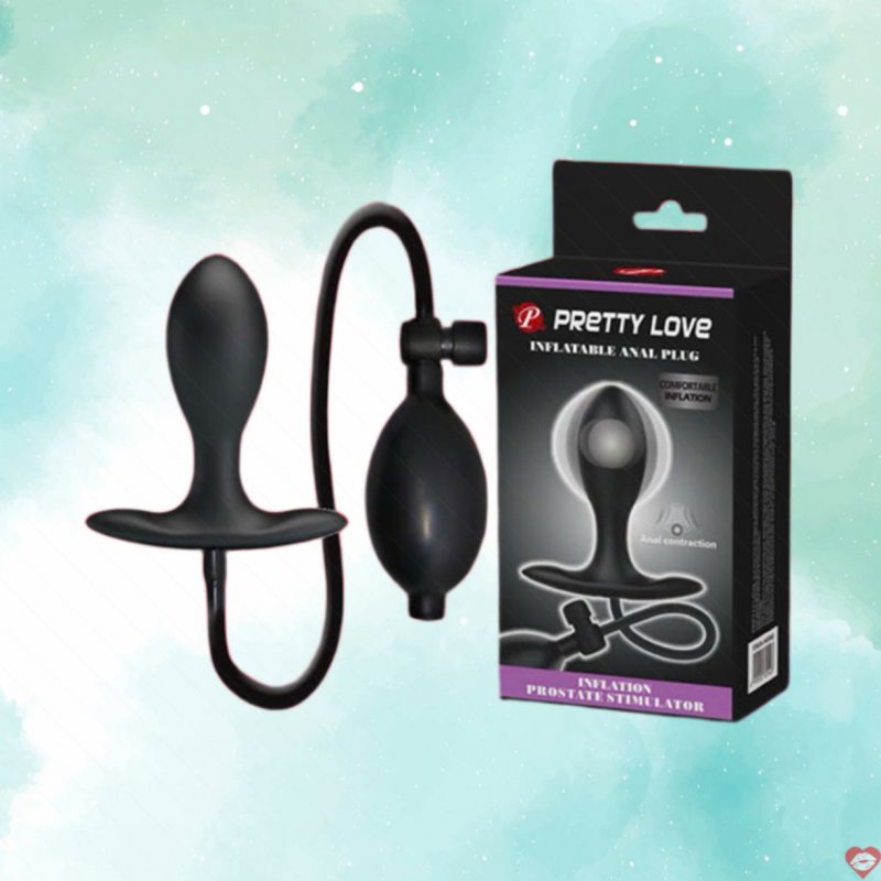 Pretty Love Inflatable Anal Plug dụng cụ nông hậu môn bơm hơi