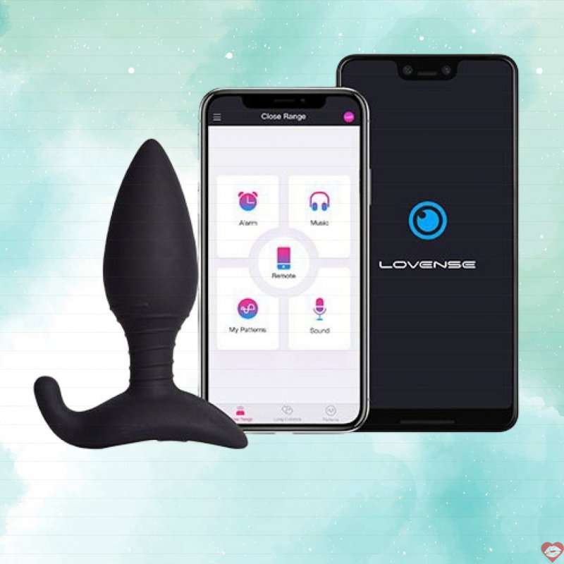 Phích rung hậu môn Lovense Hush tương tác điều khiển từ xa qua app