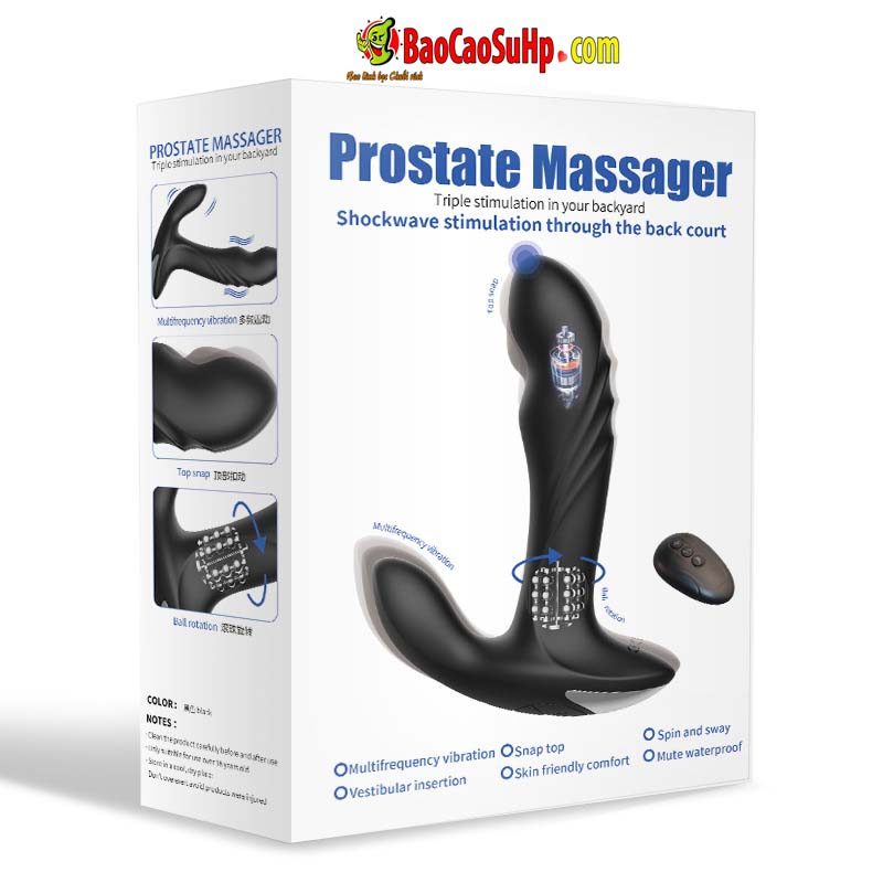 Máy massage hậu môn tuyến tiền liệt Swing Shock Ale bi xoay êm ái
