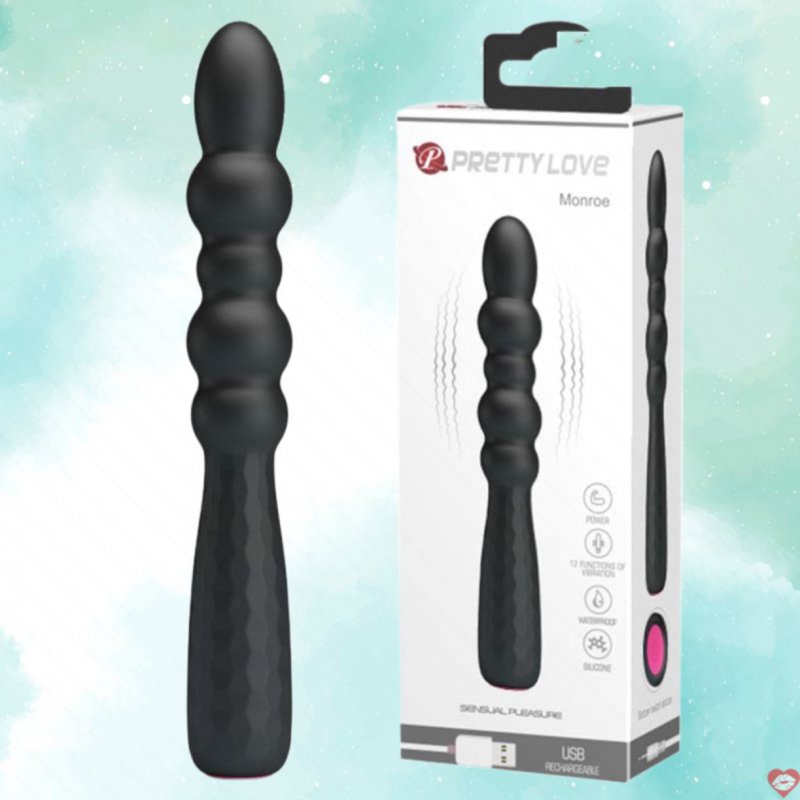 Thụt hậu môn và âm đạo Prettylove Monroe uốn khớp rung 12 chế độ